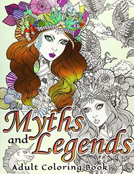 portada Myths and Legends Adult Coloring Book: Volume 11 (en Inglés)