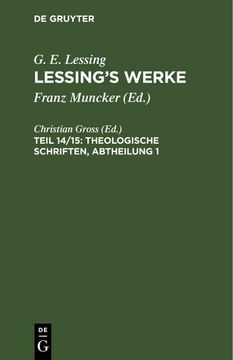portada Theologische Schriften, Abtheilung 1 (en Alemán)