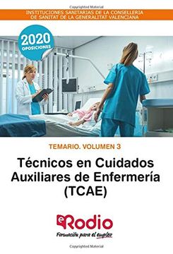 portada Técnicos en Cuidados Auxiliares de Enfermería (Tcae). Temario. Volumen 3: Instituciones Sanitarias de la Conselleria de Sanitat de la Generalitat Valenciana