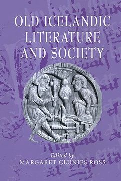 portada Old Icelandic Literature and Society Hardback (Cambridge Studies in Medieval Literature) (in English)