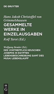 portada Gesammelte Werke in Einzelausgaben, des Vortrefflich Keuschen Josephs in Egypten Lebensbeschreibung Samt des Musai Lebenslauff (in German)