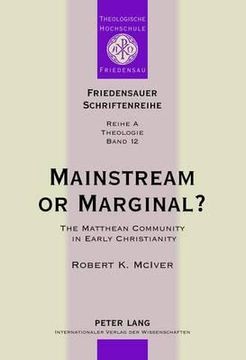 portada mainstream or marginal?: the matthean community in early christianity (en Inglés)