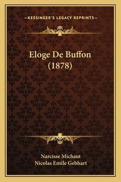 portada Eloge De Buffon (1878) (en Francés)