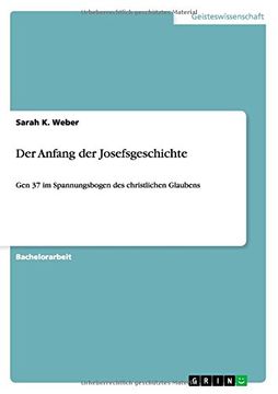 portada Der Anfang der Josefsgeschichte (German Edition)