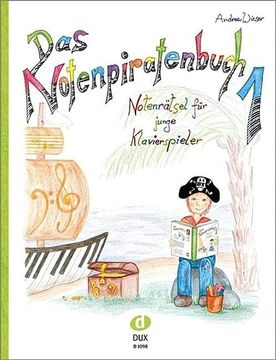 portada Das Notenpiratenbuch: Notenrätsel für Junge Klavierspieler