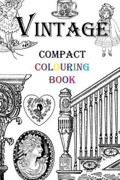 portada Vintage Compact Colouring Book (in English)