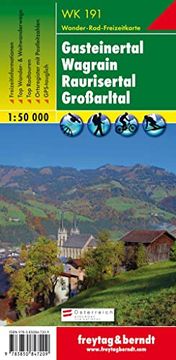 portada Freytag Berndt Wanderkarten, wk 191, Gasteiner tal - Wagrain - Grossarltal - Maßstab 1: 50. 000: Wander-, Rad- und Freizeitkarte. (wk 191)