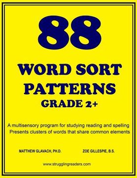 portada 88 Word Sort Patterns (in English)