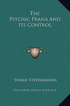 portada the psychic prana and its control (en Inglés)