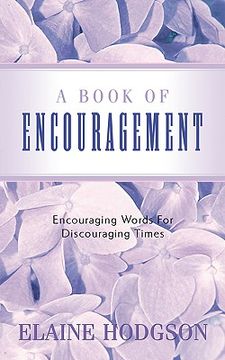 portada a book of encouragement (en Inglés)