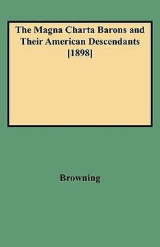 portada the magna charta barons and their american descendants [1898] (en Inglés)
