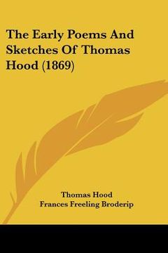 portada the early poems and sketches of thomas hood (1869)