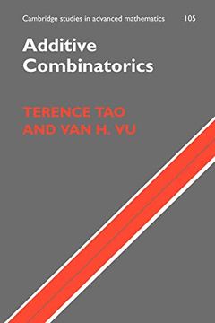 portada Additive Combinatorics Paperback (Cambridge Studies in Advanced Mathematics) (en Inglés)