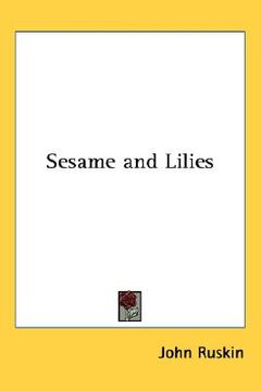 portada sesame and lilies (en Inglés)