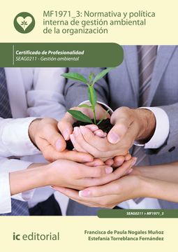 portada Normativa y Política Interna de Gestión Ambiental de la Organización. Seag0211 - Gestión Ambiental