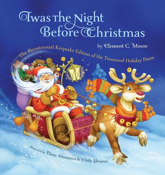 portada Twas the Night Before Christmas: The Bicentennial Keepsake Edition of the Treasured Holiday Poem (en Inglés)