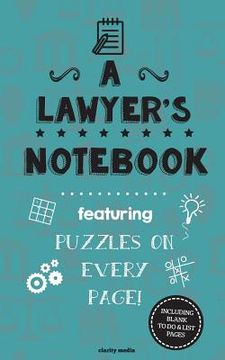 portada A Lawyer's Notebook: Featuring 100 puzzles (en Inglés)