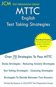portada Mttc English - Test Taking Strategies: Mttc 002 Exam - Free Online Tutoring - new 2020 Edition - the Latest Strategies to Pass Your Exam. (en Inglés)
