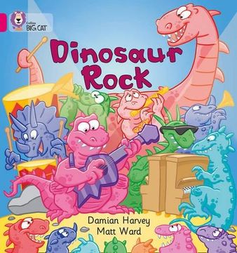 portada Dinosaur Rock: Band 01a/Pink a