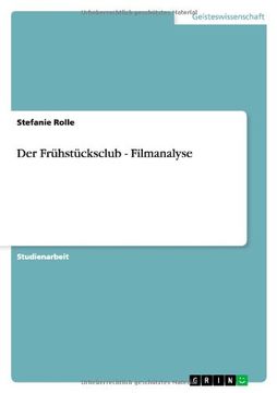 portada Der Frühstücksclub - Filmanalyse (German Edition)
