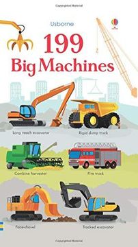 portada 199 Big Machines (Board book) (en Inglés)