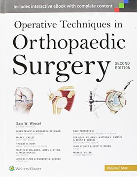 portada Operative Techniques in Orthopaedic Surgery (Four Volume Set) (in English)