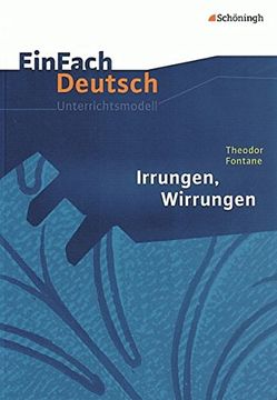 portada Einfach Deutsch Unterrichtsmodelle: Theodor Fontane: Irrungen, Wirrungen: Gymnasiale Oberstufe (en Alemán)