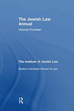 portada The Jewish Law Annual Volume 14 (en Inglés)