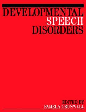 portada developmental speech disorders (en Inglés)