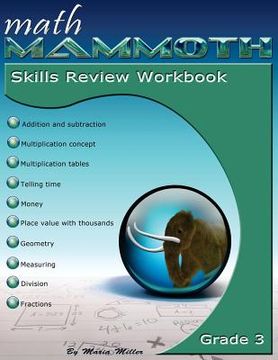 portada Math Mammoth Grade 3 Skills Review Workbook (en Inglés)