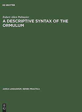 portada A Descriptive Syntax of the Ormulum (Janua Linguarum. Series Practica) (en Inglés)