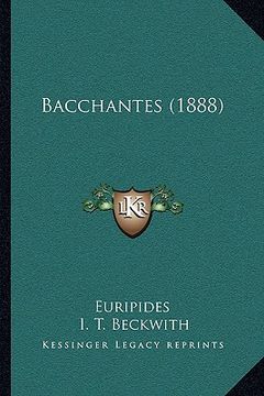 portada bacchantes (1888) (en Inglés)