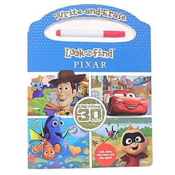 portada Pixar: Write-And-Erase Look and Find (in English)