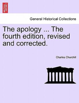portada the apology ... the fourth edition, revised and corrected. (en Inglés)