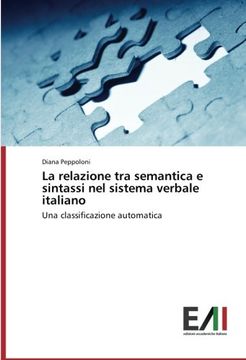 portada La Relazione Tra Semantica E Sintassi Nel Sistema Verbale Italiano