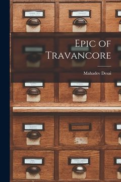 portada Epic of Travancore (en Inglés)