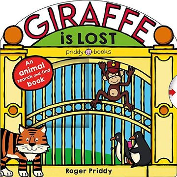portada Giraffe is Lost: An Animal Search-And-Find Book (in English)