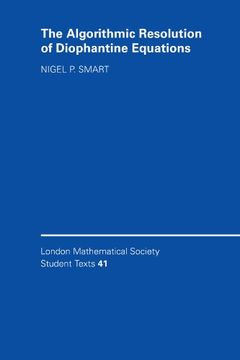 portada The Algorithmic Resolution of Diophantine Equations Paperback: A Computational Cookbook (London Mathematical Society Student Texts) (en Inglés)