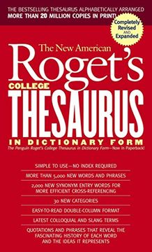 portada New American Roget's College Thesaurus in Dictionary Form (Revised & Updated) (in English)