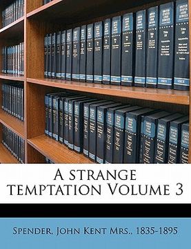 portada a strange temptation volume 3 (in English)