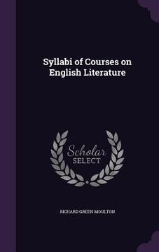 portada Syllabi of Courses on English Literature (en Inglés)