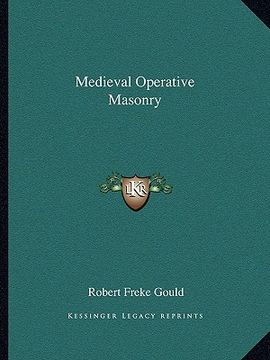 portada medieval operative masonry (en Inglés)