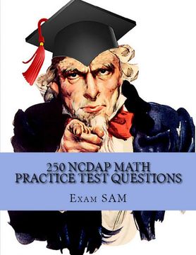 portada 250 Ncdap Math Practice Test Questions (in English)