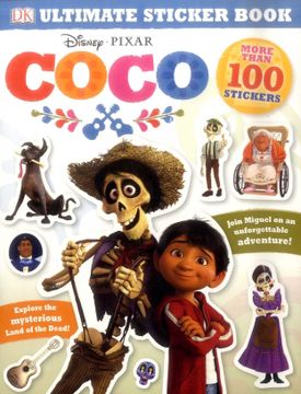 portada Ultimate Sticker Book: Disney Pixar Coco (en Inglés)