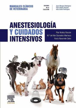 portada Anestesiología y Cuidados Intensivos: Manuales Clínicos de Veterinaria