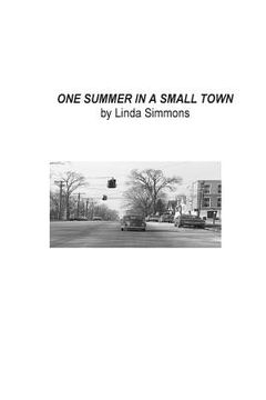 portada One Summer in a Small Town (en Inglés)