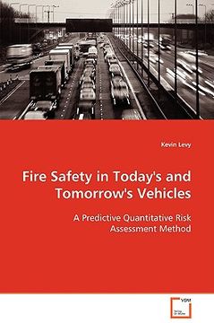 portada fire safety in today's and tomorrow's vehicles (en Inglés)