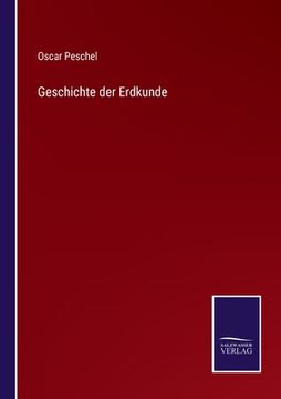 portada Geschichte der Erdkunde (en Alemán)