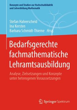 portada Bedarfsgerechte Fachmathematische Lehramtsausbildung (en Alemán)