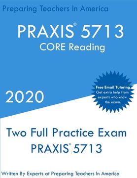 portada PRAXIS 5713: Two Full Practice PRAXIS CORE Reading Exams (en Inglés)